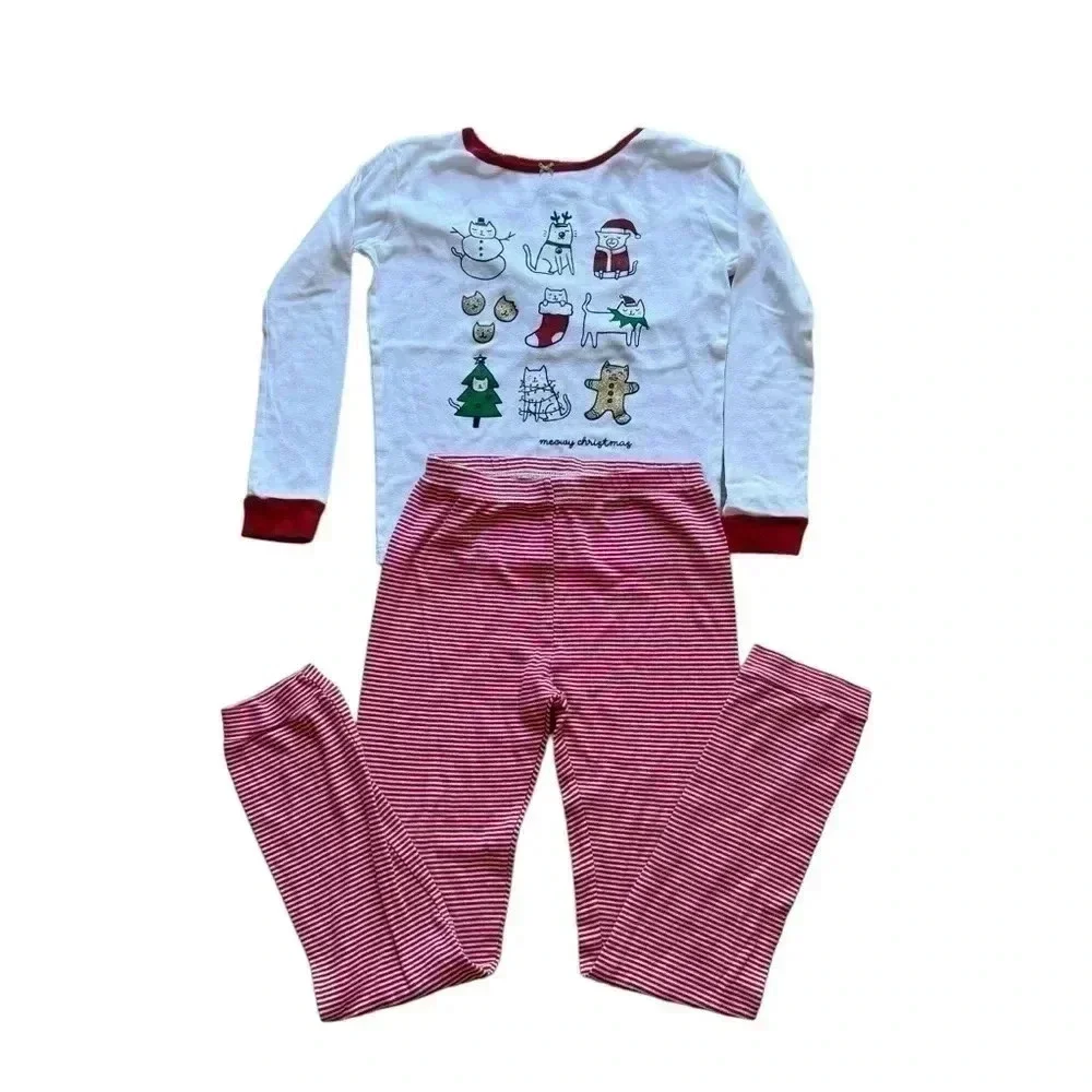 Carter’s Pajama Set Bundle Long Sleeves Tops & Pants Cotton SZ 12 # 2066